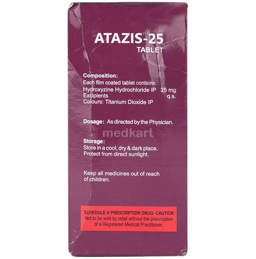 atazis 25mg tablet 10's